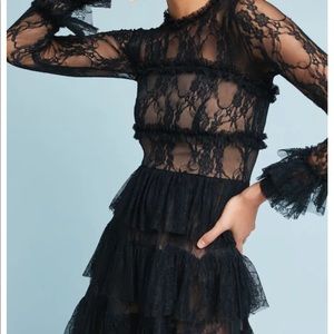 NEW Bailey 44 x Anthropologie Lace Mini Dress. - Size 12